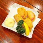 蛍 - 明方(みょうがた)ハムの厚切りハムカツです(o^^o)