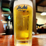 蛍 - まずは生ビールで乾杯♪(*^^)o∀*∀o(^^*)♪