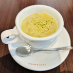 栗栗珈琲 - サンドイッチセットのスープ