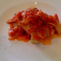 鉄板焼き 銀座 ポルトファーロ 本店 - チキントマトソース