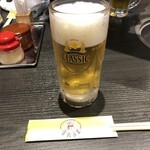 ＜札幌成吉思汗＞　雪だるま - 乾杯のビール