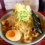 麺屋　十郎兵衛  - 塩ラーメン(二郎系トッピング)