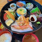 海老の宮川 本渡亀川店 - 宮川御膳1,680円