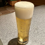 杏樹亭 岸根店 - 「生中Asahiスーパードライ（税込￥600）」