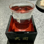 杏樹亭 岸根店 - 「地酒冷酒（税込￥800）」（百十郎 純米吟醸酒 青波）