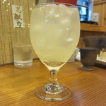 Takou - レモンサワー　このグラスで（笑）