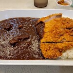 菊屋食堂 - ジャンボロースカツカレー４辛