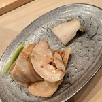 鮨 しゅん輔 - 寿都の鮟肝と蒸し鮑