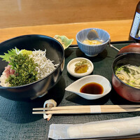 お料理 とみやま - ネギトロ×釜揚げしらす