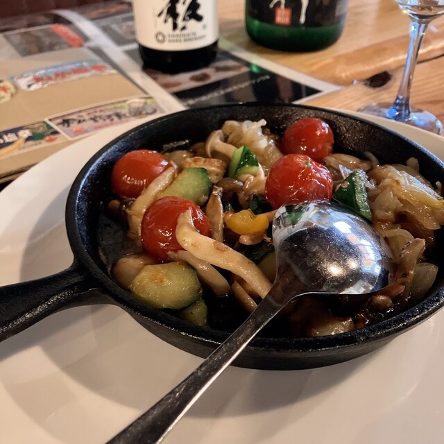 塩辛アヒージョ