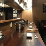 あかね家 - 店内（カウンター席）