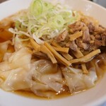 親鶏らぁ麺 いし川 - （2023/5月）庄内風ワンタンのワンタン麺