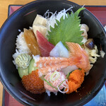 草加新田市場食堂 - 市場丼