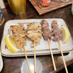 Yakitori Kushimasa - かわ、ズリ