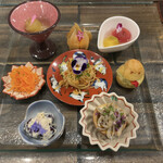 Teppan Dainingu Kanon - 前菜盛り合わせ