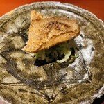 馳走 啐啄一十  - 【写真③】炭火焼きノドグロ(島根県浜田)、春キャベツのノドグロ出汁炒め