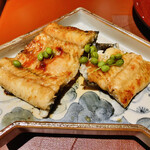 馳走 啐啄一十  - 【写真⑳】炭火焼き海鰻(広島県吉島)、実山椒