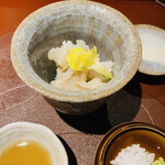 馳走 啐啄一十  - 【写真④】本ミル貝(愛媛県)、金魚草