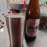 ひでちゃんラーメン - スーパードライ(瓶ビール)700円