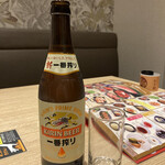 Kokusangyuu Yakiniku Kuidon - 瓶ビール中瓶（590円＋税）