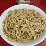 Ramen Jirou - 麺線　食べかけご容赦