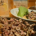 とり乃屋 - もも塩焼き2150円