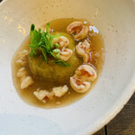 鮮魚と季節料理 和処 平塚 - ナスのエビあんかけ