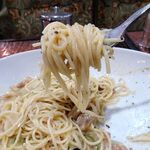 アーモンド - カルボナーラ（大盛）1,050円（コーヒー付き）