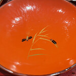 銀座 しのはら - 蓋の裏にも蛍