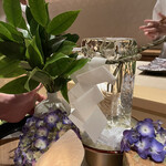 銀座 しのはら - 氷柱に注連縄、紙垂