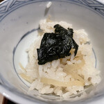 銀座 しのはら - 新生姜炊き込みご飯