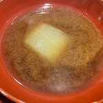 銀座 しのはら - 冬瓜の赤だし