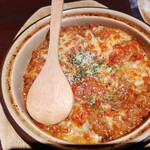 くつろぎダイニング とりあえず吾平 - とろ～りチーズの玄米カレーリゾット