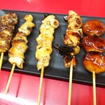 Yakitori Sankyuu - 焼鳥盛り合わせ（タレ）259円