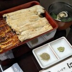 八ツ目や にしむら - 白焼き蒲焼き2色のお重♡特上です！！