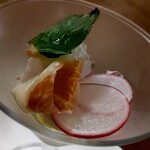 ウエストパパ - 01.ハモンセラーノとクリームチーズのムース