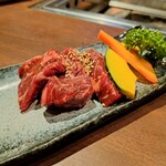 Yonezawa Gyuu Sumi Biyakiniku Uesugi - 上杉ハラミ(1130円)