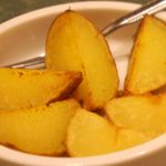 エチオピアカリーキッチン - ホクホクじゃがバター。おかわり自由の付け合せ。