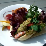 フリーライドカスタム - 海老とアボカドのバジルクリームサンド