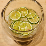 鮨 一二郎 - 酢橘にゅうめん