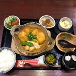 Ishin Denshin - カツ味噌定食　チキンカツ