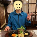 はり重 グリル - 息子とフィレステーキ