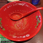 天下一品 - 【2023年06月】こってりMAX並＠1,210円(込)、完食(^^)/