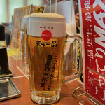 天下一品 - 【2023年06月】一瞬、自分がオーダーしたっけ？という完成度のビールフィギュア。