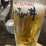 Ishii - 店名の入ったビール