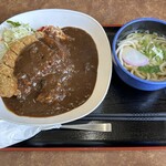 麺どころ 加賀獅子 - ロースカツカレーセット、1,000円
