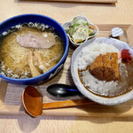 Nihombashi - ラーメンとカツカレーのセット