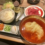 焼肉 稔 - 冷麺焼肉セット