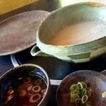 一眞坊 - 蕎麦湯