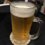 Shini Sesei Nikuten Chokusou Chiku Sayakiniku Hidagyuunodorei - 生ビールで乾杯‼️